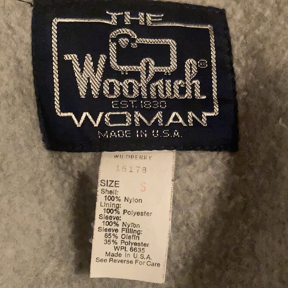 Vintage Woolrich Pink Fleece Bomber Jacker Coat S - Picture 8 of 12